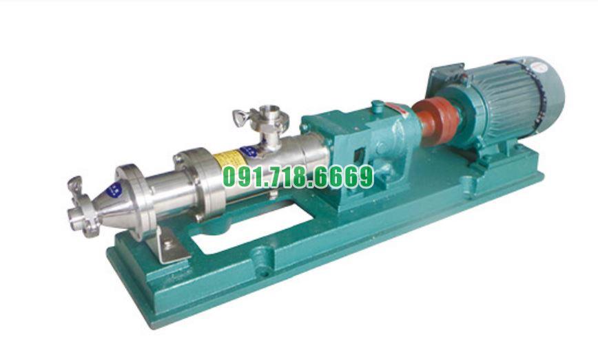 Bơm trục vít đơn vật liệu  inox 304 tốc độ 960 vòng/phút model G20-1