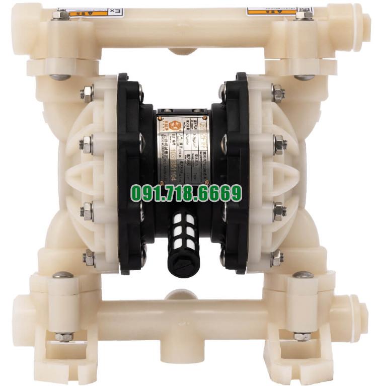 Giá bán máy bơm màng đường kính ống hút xả Dn50 QBY3-25STFF