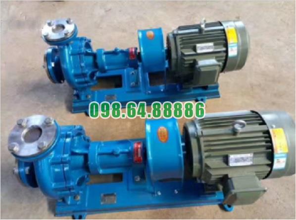 Máy bơm dầu tải nhiệt RY40-25-200 tốc độ 2900 vòng/phút, công suất 4 kW, cột áp 50 m, lưu lượng 10 m3/h