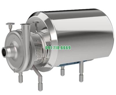 bơm thực phẩm cánh hở đẩy cao 24 m