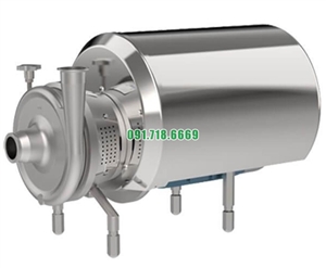 bơm thực phẩm cánh hở đẩy cao 24 m
